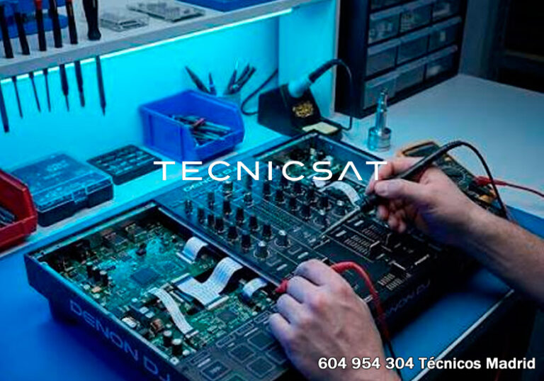 Reparación Consola DJ Mesa Mezcla en Madrid