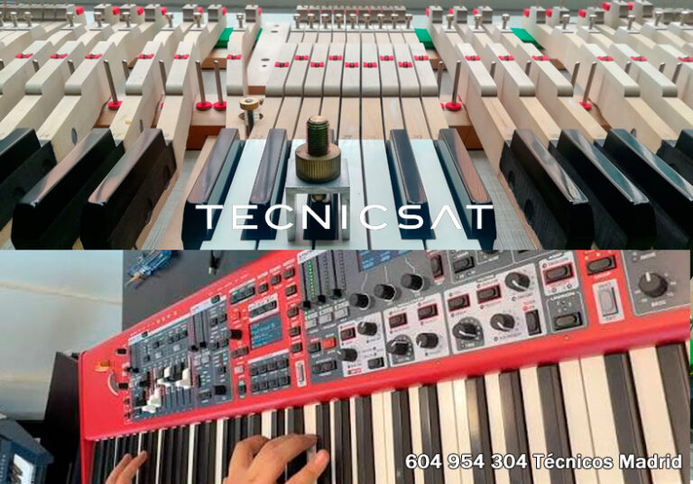 Reparación Pianos eléctricos en Madrid. Técnicos Domicilio Recogida