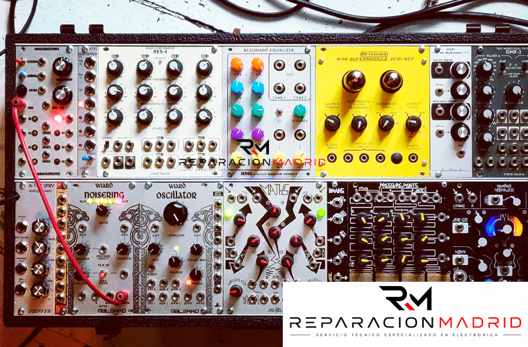 Mantenimiento Modificación Sistemas Modulares Eurorack Madrid