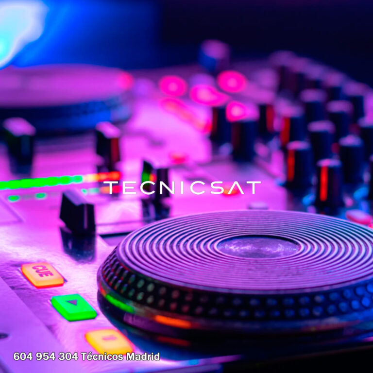 Reparación Consolas de DJ Profesionales en Madrid capital