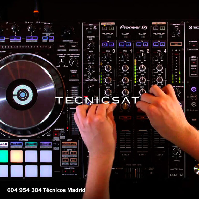 Reparamos reproductores DJ en Madrid